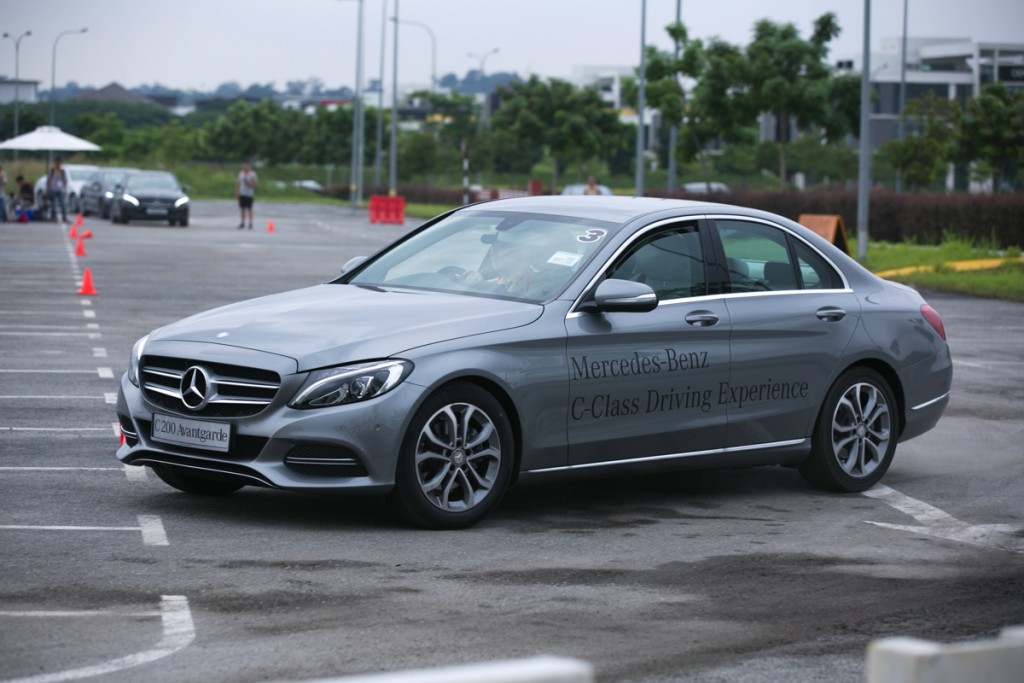 Mercedes-Benz C-Class Driving Experience. Image credit:MBM