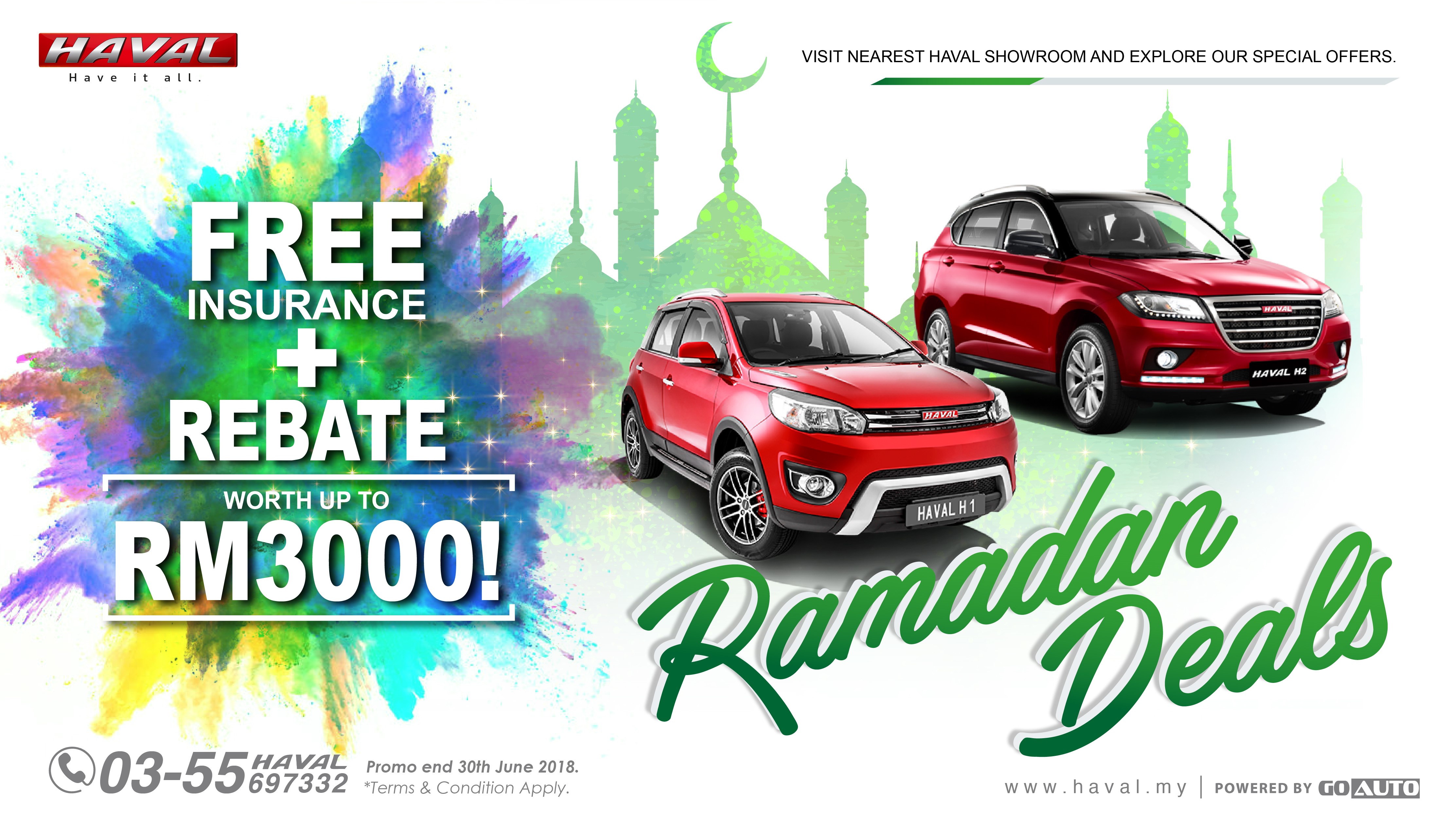 Haval Malaysia Announces Ramadan 2018 Deals News And Reviews On Malaysian Cars Motorcycles And Automotive Lifestyle