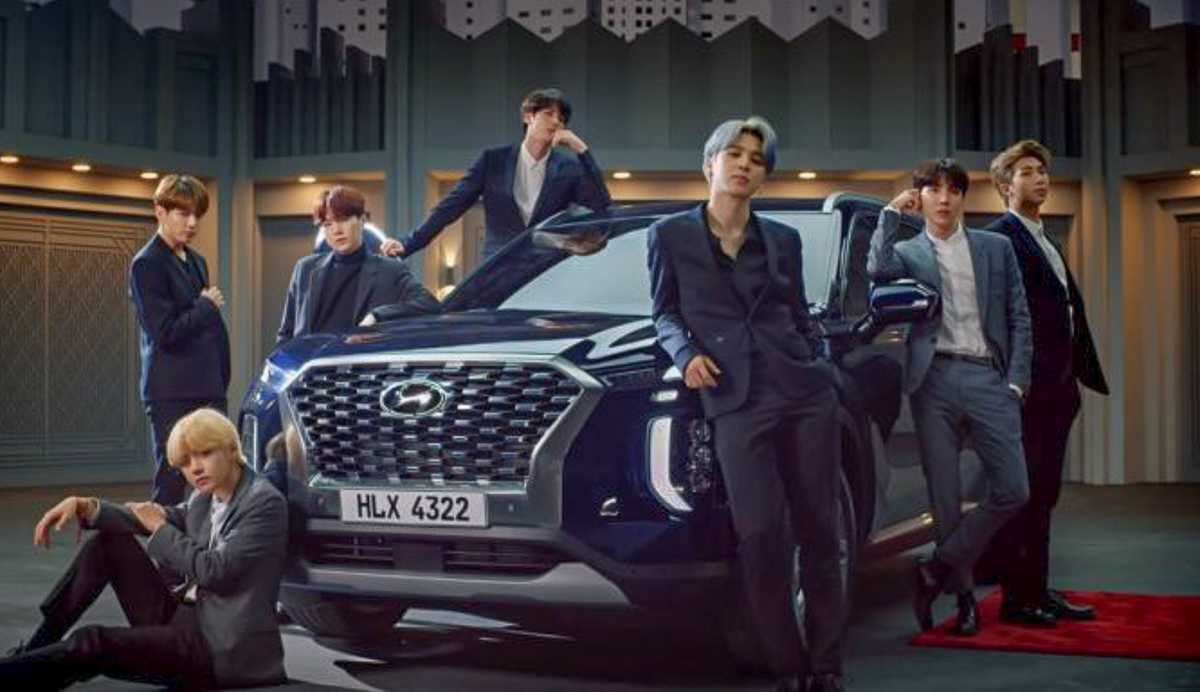 Hyundai Palisade took K-pop band BTS to 2019 Billboard Music Awards