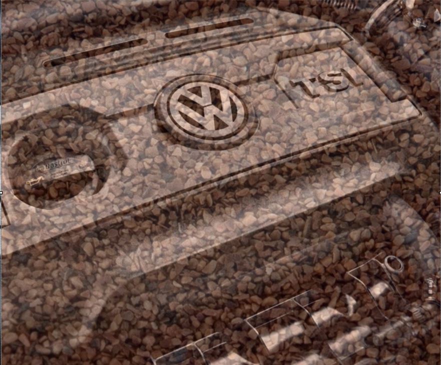VW walnut shell decarbonizer