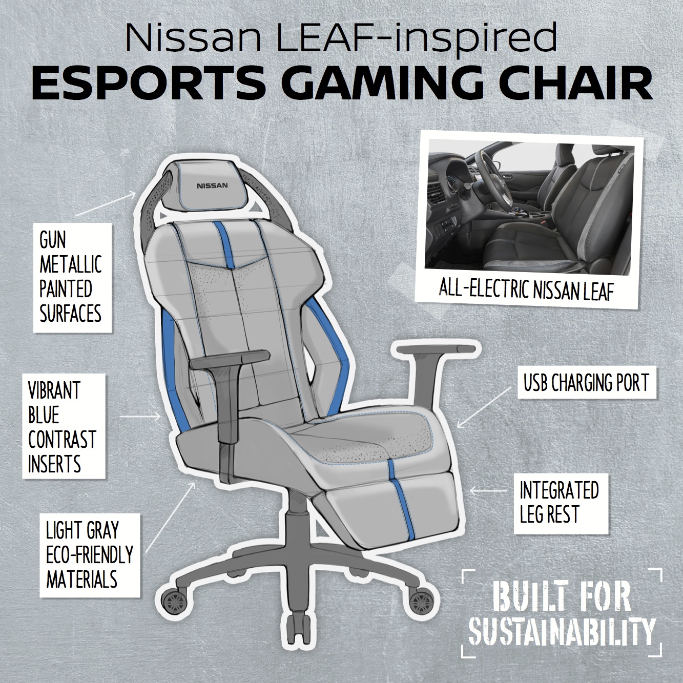 Nissan's ultimate esports gaming chairs - LEAF-source