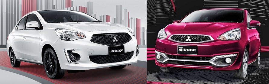 2018 Mitsubishi Attrage and Mirage