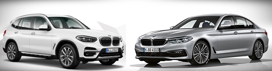 BMW X3 and 530e