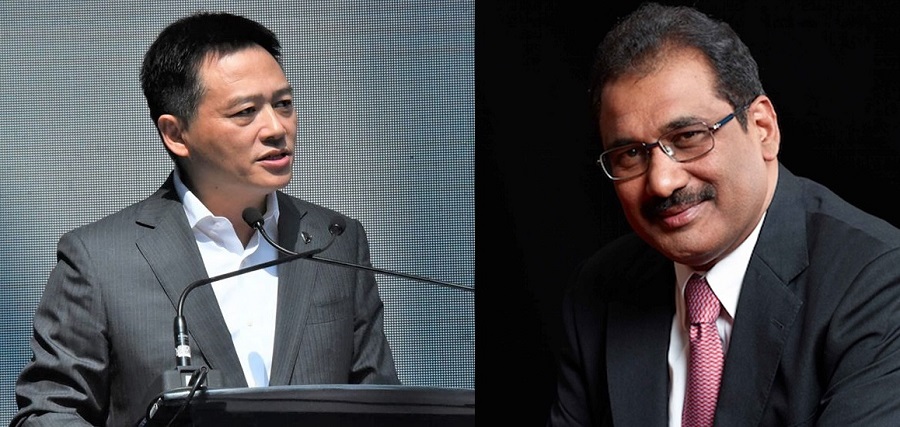 Dr Li Chunrong and Ravindran K