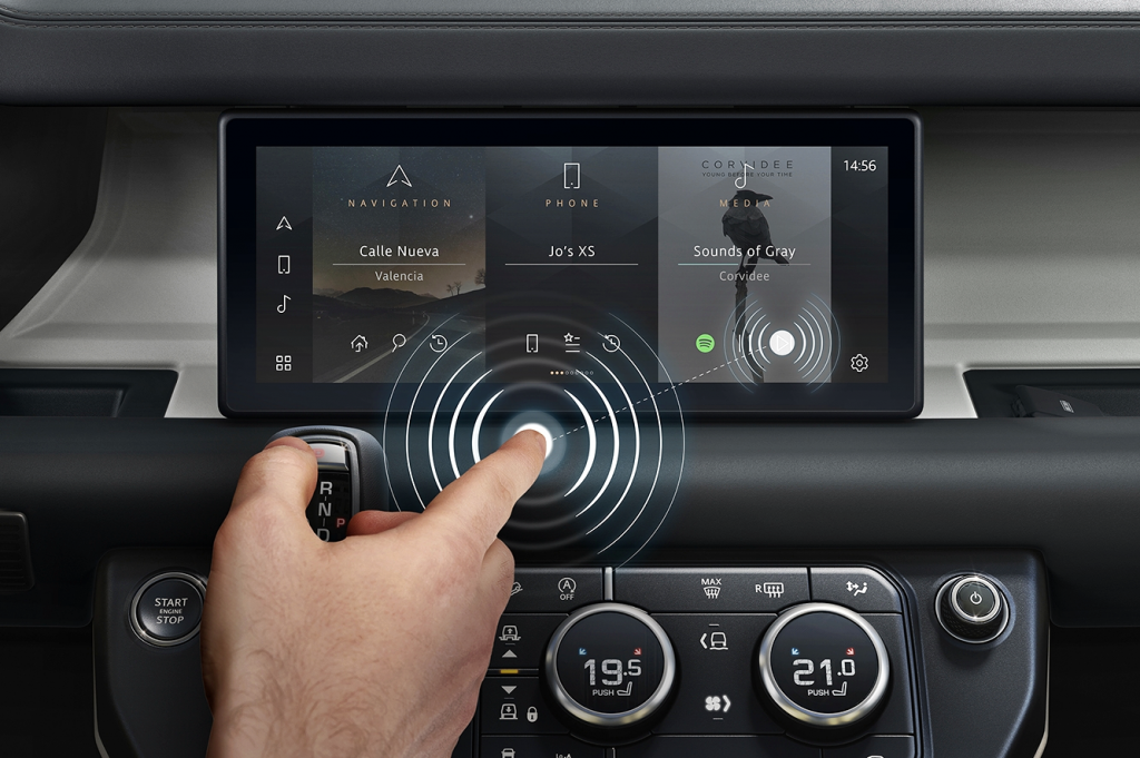 Jaguar Land Rover Predictive Touch Technology