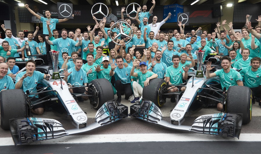 F1 Mercedes AMG PETRONAS F1 Team to make statement with black cars and 