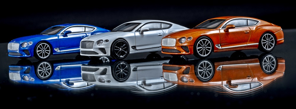 Bentley Continental GT scale model collection