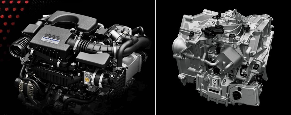 Honda 1-litre 3-cylinder turbocharged VTEC engine
