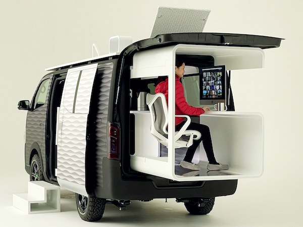 Nissan NV350 Office Pod Concept 2021