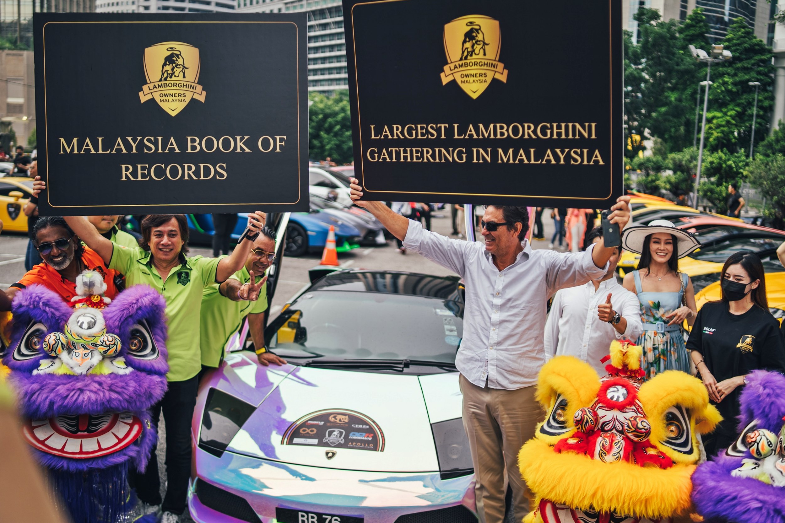 Lamborghini Malaysia Book of Records 2022