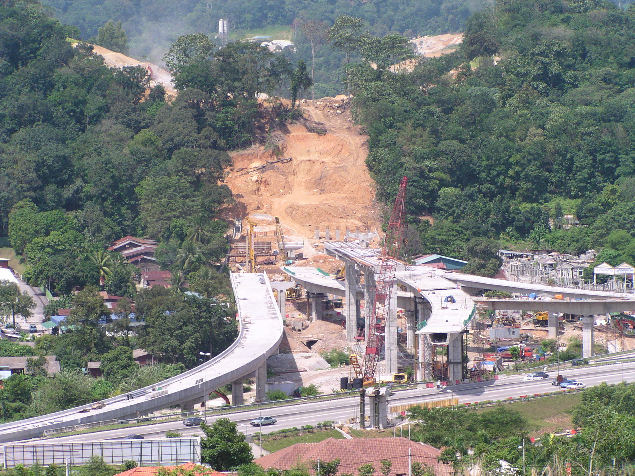 Construction of SPRINT Highway in 2003
