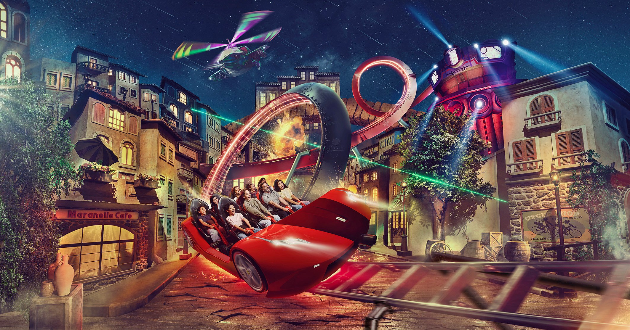 Ferrari World Abu Dhabi To Launch 'Mission Ferrari' Roller-Coaster