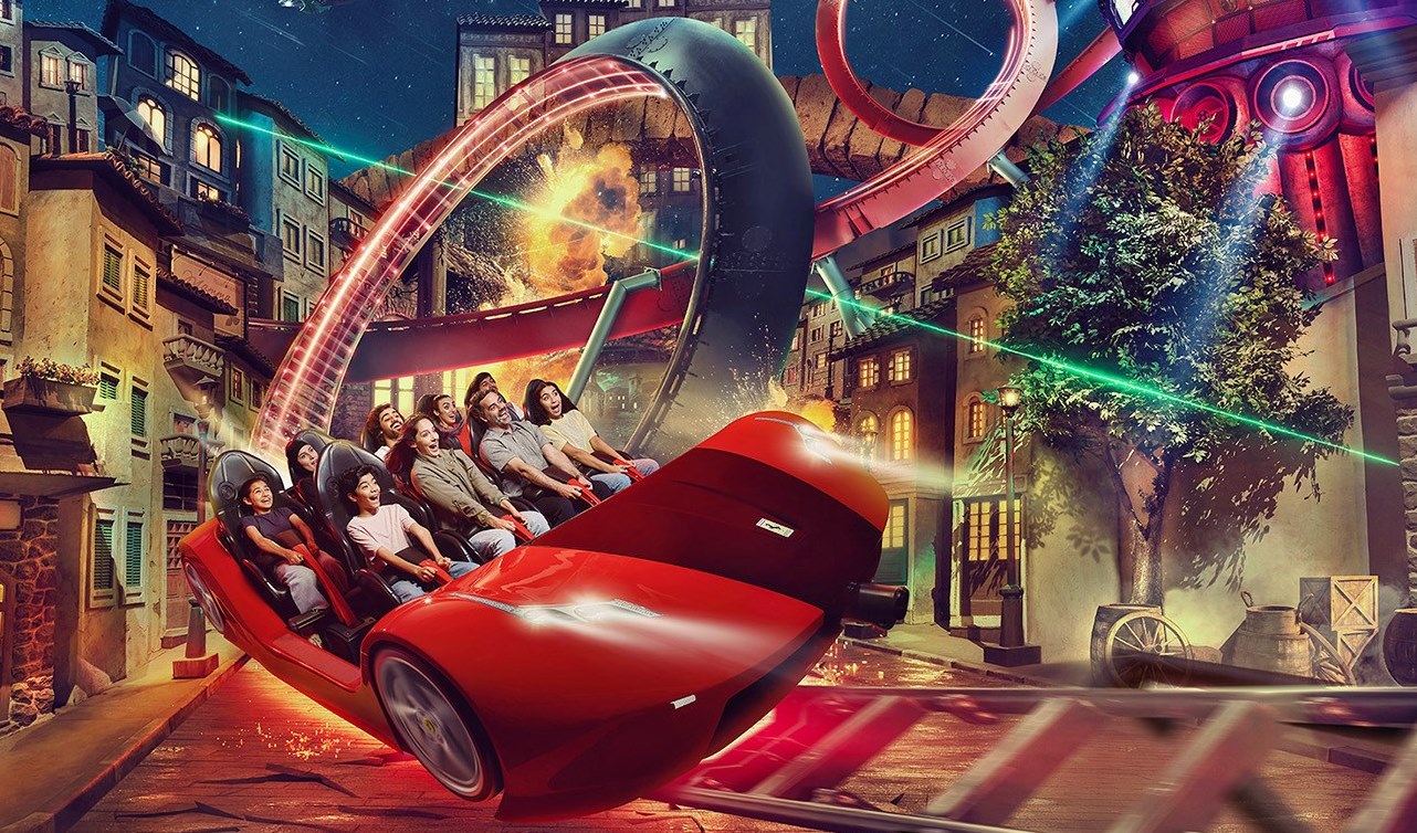 Ferrari World Abu Dhabi To Launch 'Mission Ferrari' Roller-Coaster