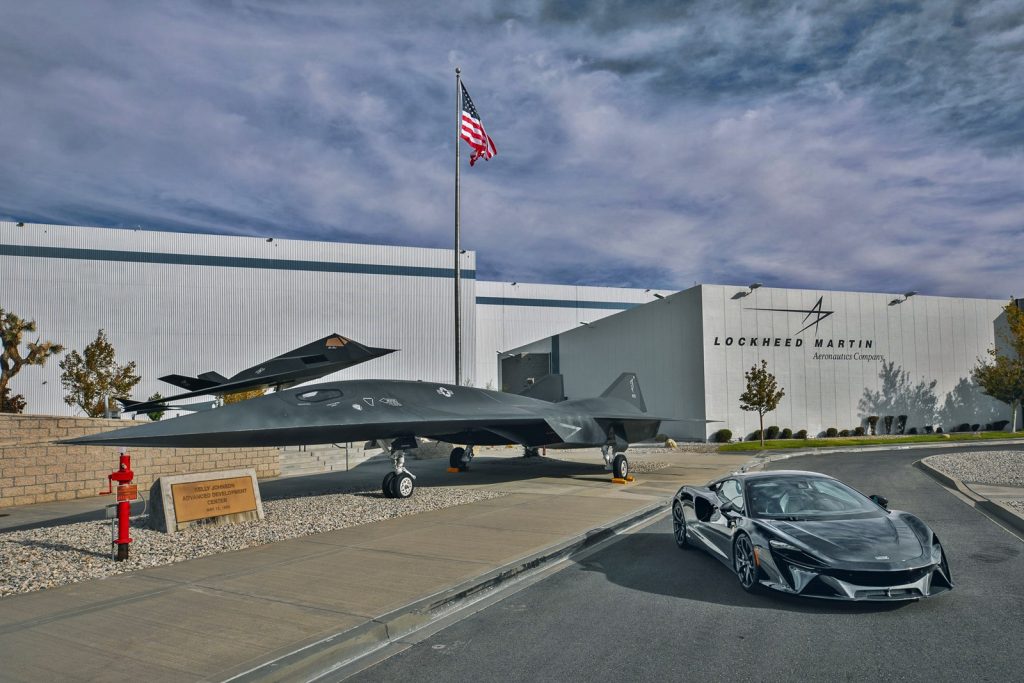 McLaren Artura and Lockheed Martin Skunk Works