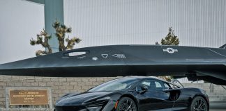McLaren Artura and Lockheed Martin Skunk Works