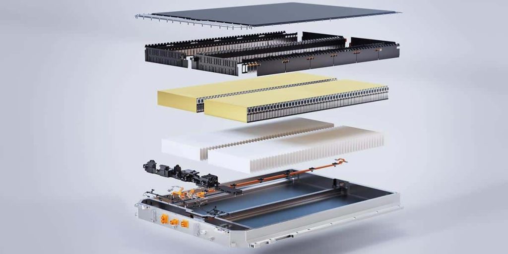 Brick battery modular stack